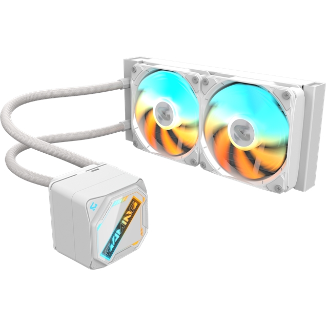 Gigabyte GAMING 240 ICE All-in-One 240mm Liquid CPU Cooler in White